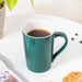 Viridian Green Ceramic Mug 350 ml- Mug for coffee, tea mug, cappuccino mug | Cups and Mugs for Coffee Table & Home Decor