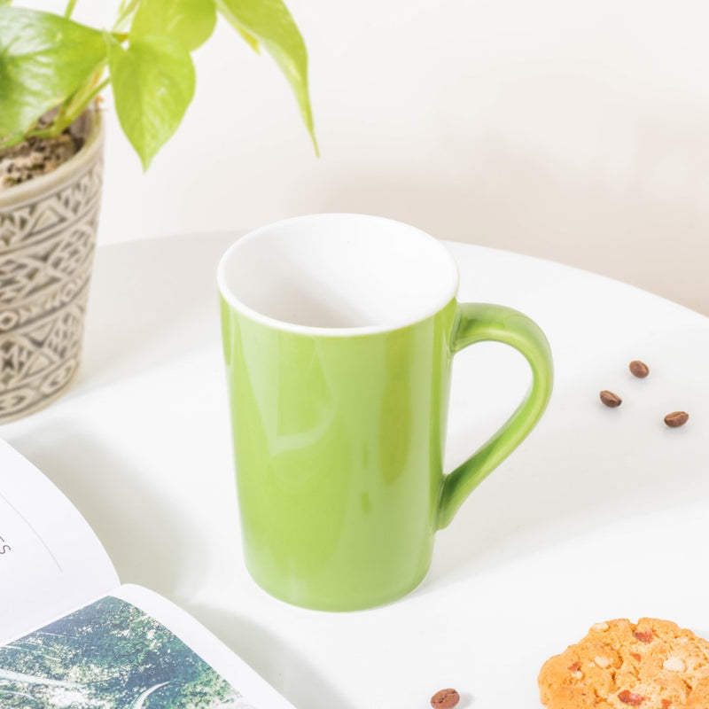 Chartreuse Green Minimalist Mug 350 ml- Mug for coffee, tea mug, cappuccino mug | Cups and Mugs for Coffee Table & Home Decor