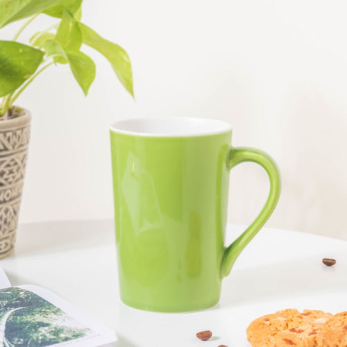 Chartreuse Green Minimalist Mug 350 ml- Mug for coffee, tea mug, cappuccino mug | Cups and Mugs for Coffee Table & Home Decor