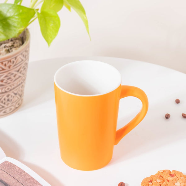 Sunflower Orange Matt Mug 350 ml