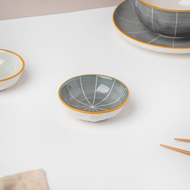 Willow Dark Grey 22 Piece Dinner Set For 6