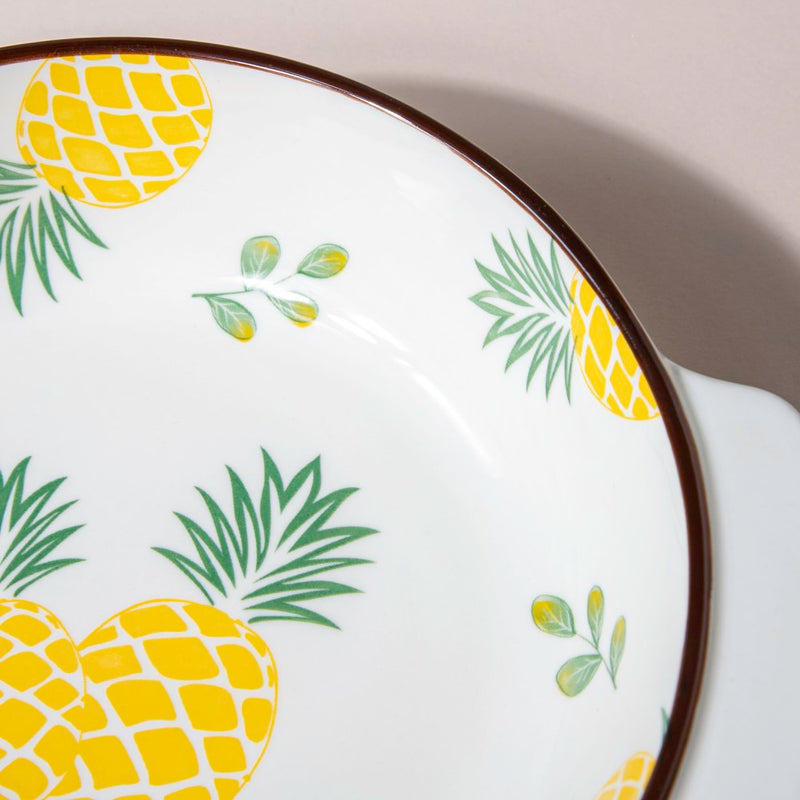 Pineapple Baking Bowl With Handles 7.5 Inch 500 ml - Baking Dish