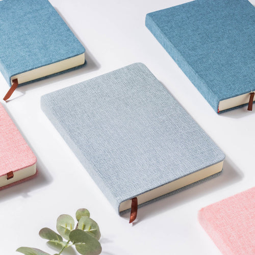 Grey Hardbound Notebook 128 Pages