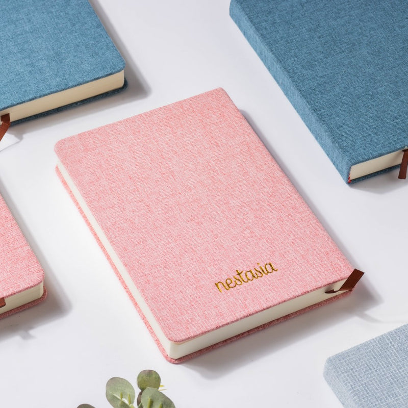 Pastel Pink Hardbound Notebook 128 Pages
