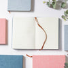 Blooming Blue Hardbound Notebook 128 Pages