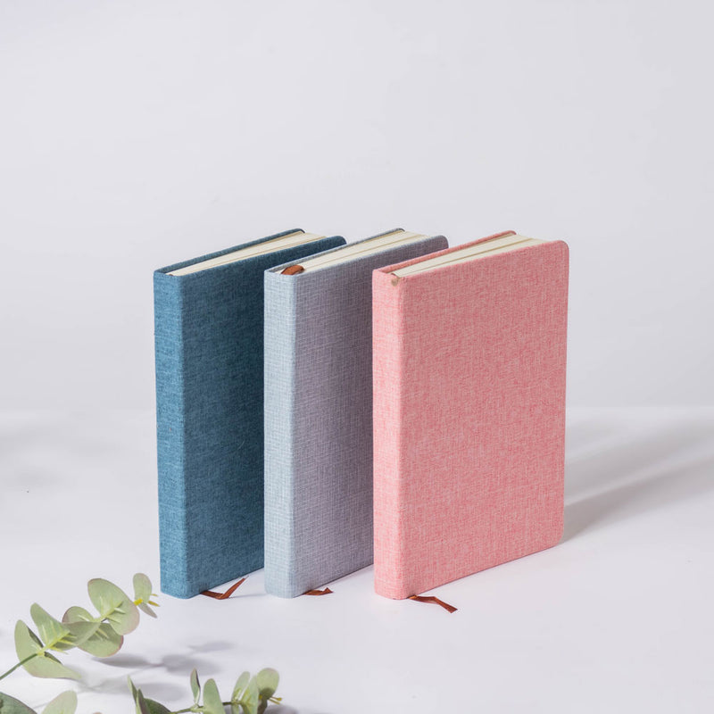 Blue Hardbound Notebook 128 Pages