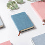 Blooming Blue Hardbound Pocket Notebook 128 Pages