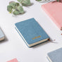 Blooming Blue Hardbound Pocket Notebook 128 Pages