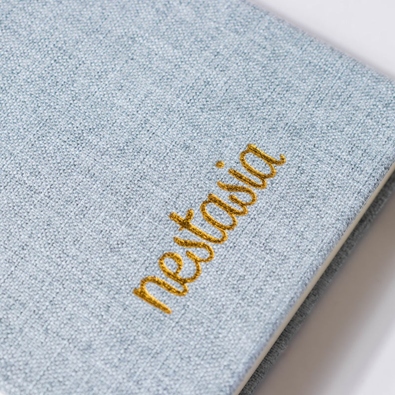 Gracefully Grey Hardbound Pocket Notebook 128 Pages