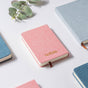 Pastel Pink Hardbound Pocket Notebook 128 Pages