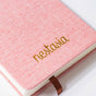 Pastel Pink Hardbound Pocket Notebook 128 Pages