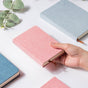 Pastel Pink Hardbound Pocket Notebook 128 Pages