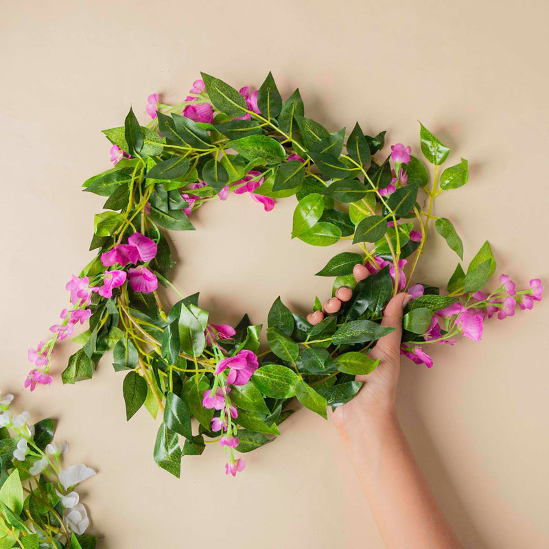 Party Floral Decor Vine Purple - Artificial flower | Flower for vase | Home decor item | Room decoration item