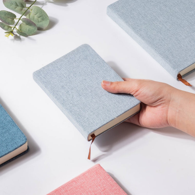 Gracefully Grey Hardbound Pocket Notebook 128 Pages