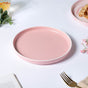 Pink Floral Plates - Serving plate, snack plate, ceramic dinner plates| Plates for dining table & home decor