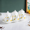 Pineapple Condiment Kettle Set Of 3 - Jar