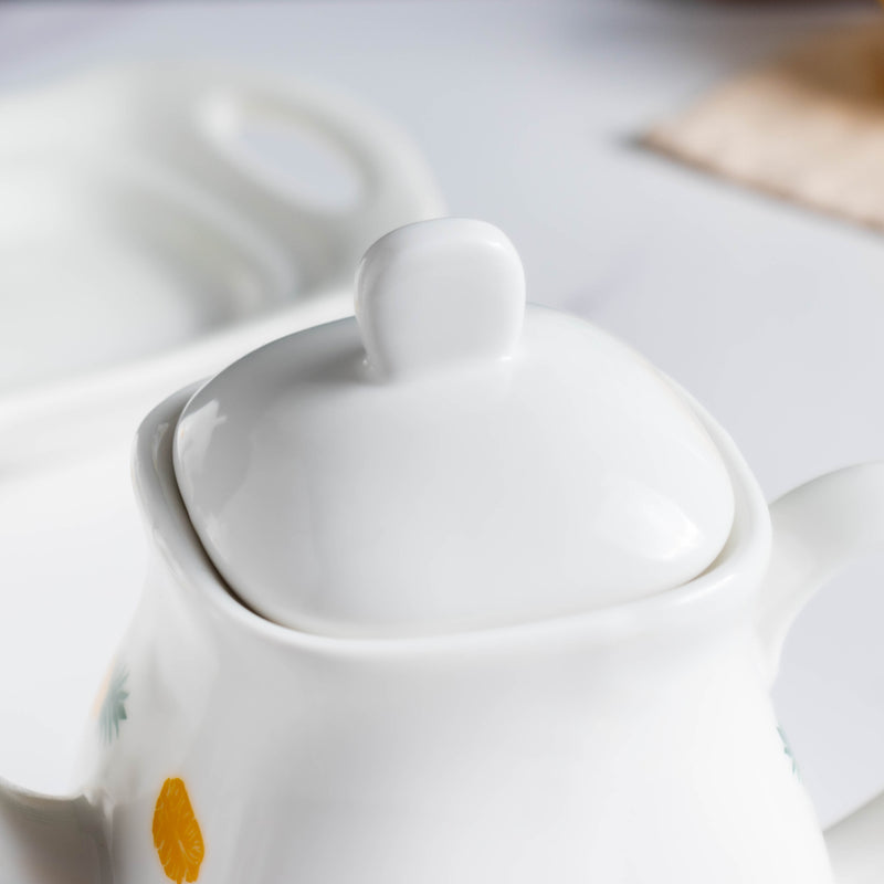 Pineapple Condiment Kettle Set Of 3 - Jar