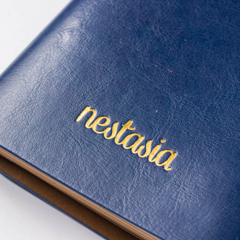 Seafarer Leather Journal With Anchor Tassel Blue 75 Pages