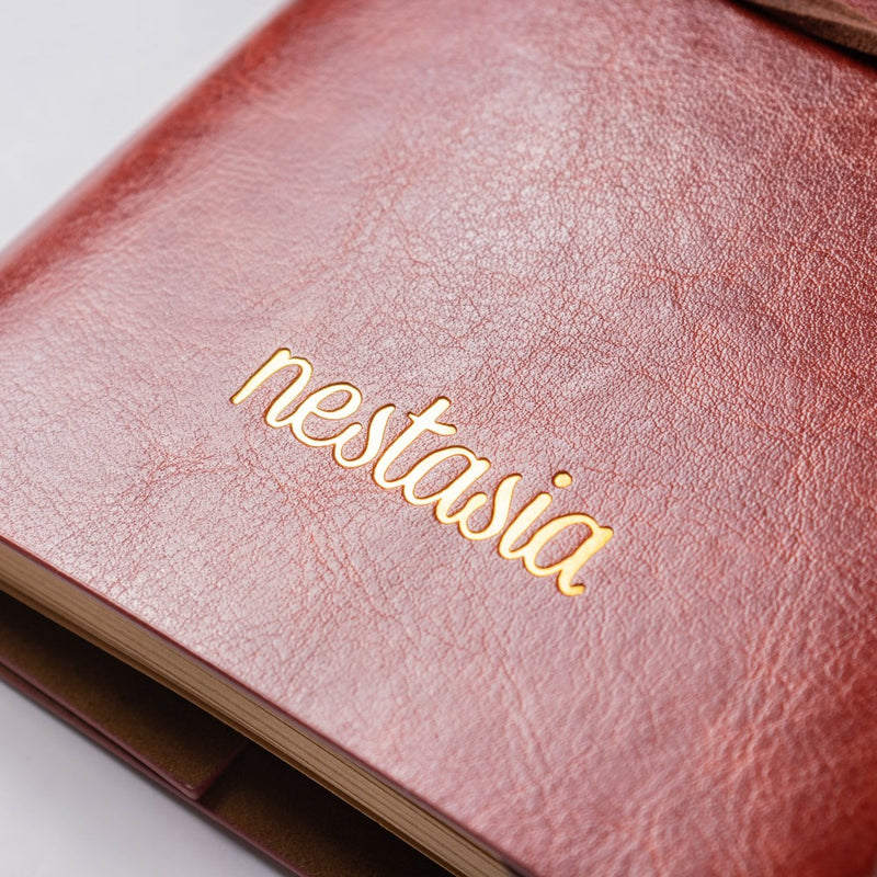 Seafarer Leather Journal With Anchor Tassel Brown 75 Pages