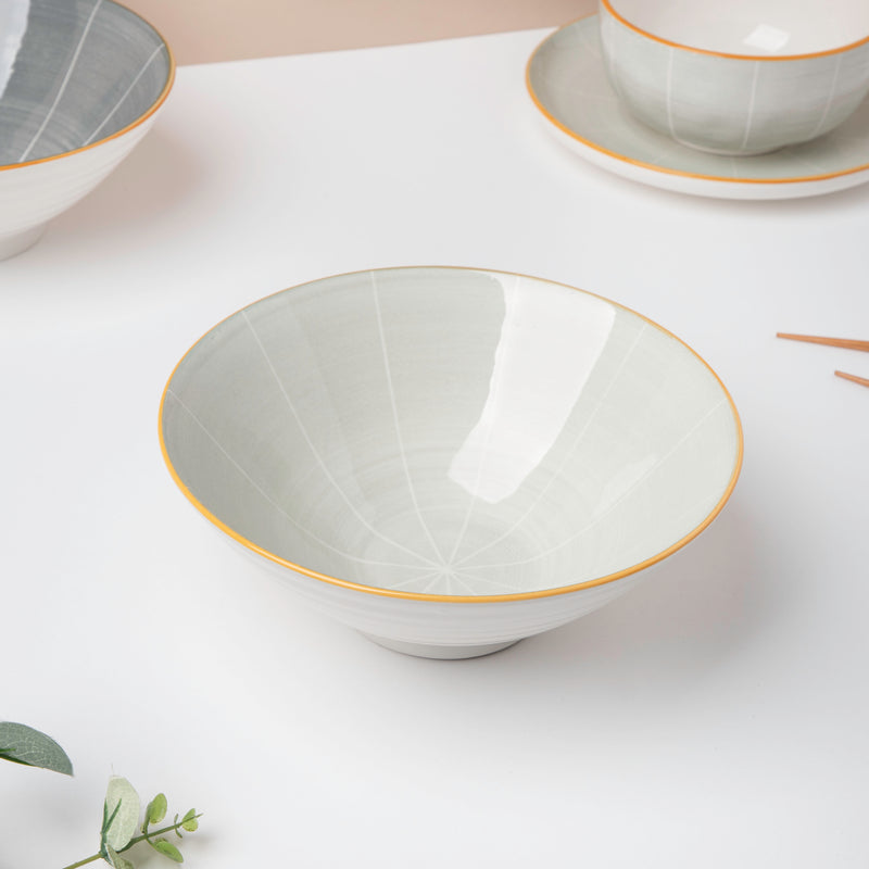 Willow Light Grey 22 Piece Dinner Set For 6