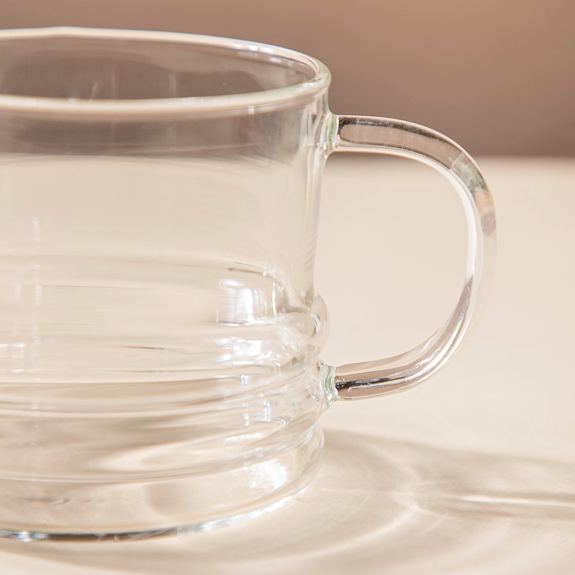 Glass Cup - Buy Glass Elegant Cup Online At Best Price | Nestasia