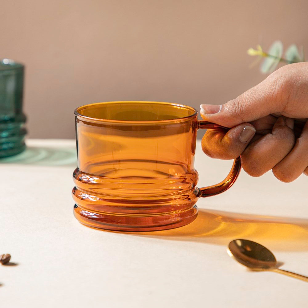 Amber sale glass cups