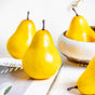 Decorative Pears Set Of 5 Yellow - Artificial Plant | Flower for vase | Home decor item | Room decoration item