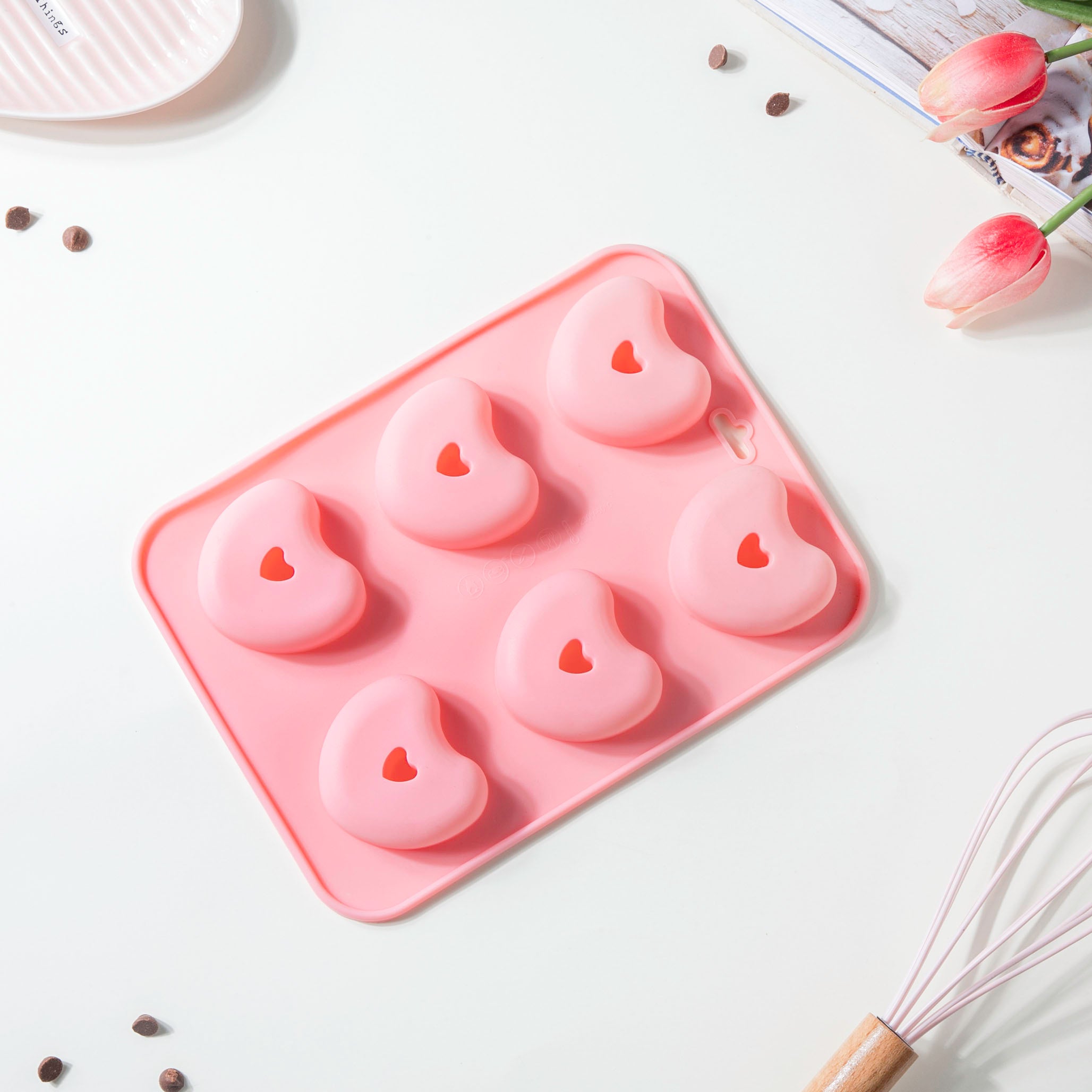 Heart shape hotsell silicone mould