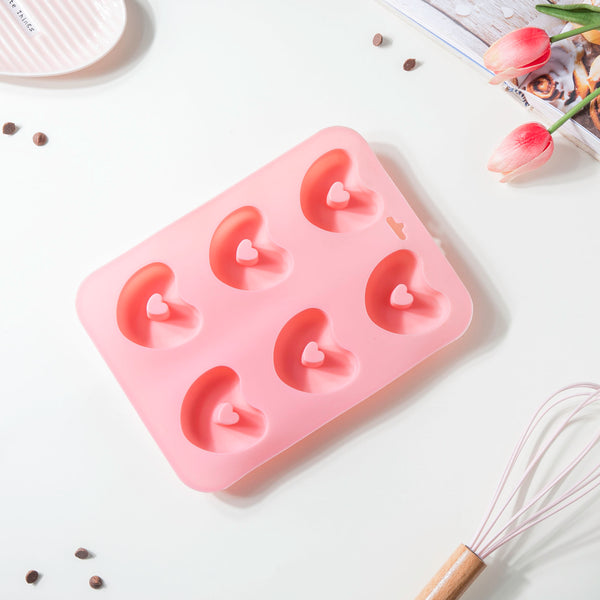 Chocolate Heart Silicone Mould - Mould