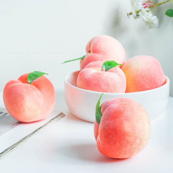 Peach Decor Set Of 5 Pink - Artificial Plant | Flower for vase | Home decor item | Room decoration item
