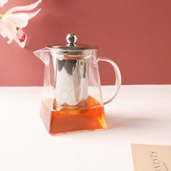 Glass Teapot With Filter - Teapot, kettle, tea kettle | Teapot for Dining table & Home decor