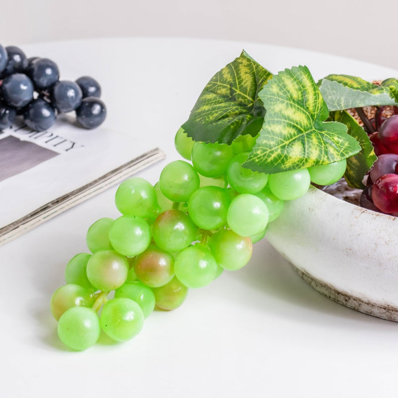 Photography Prop Green Grapes - Artificial Plant | Flower for vase | Home decor item | Room decoration item