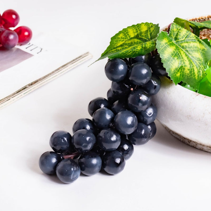 Photography Prop Black Grapes - Artificial Plant | Flower for vase | Home decor item | Room decoration item