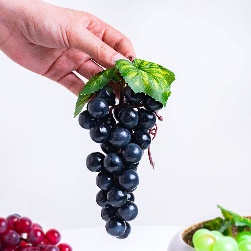 Photography Prop Black Grapes - Artificial Plant | Flower for vase | Home decor item | Room decoration item