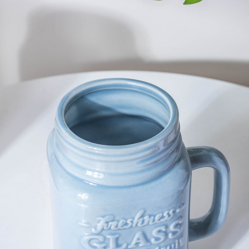 Riona Mason Mug Blue- Mug for coffee, tea mug, cappuccino mug | Cups and Mugs for Coffee Table & Home Decor