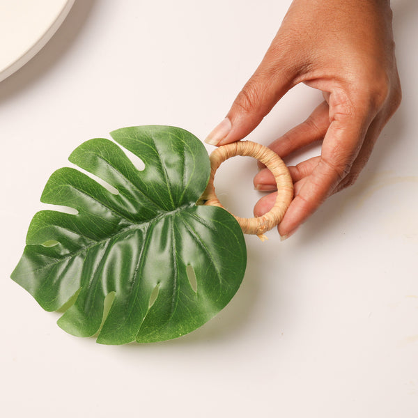 Monstera Leaf Napkin Ring