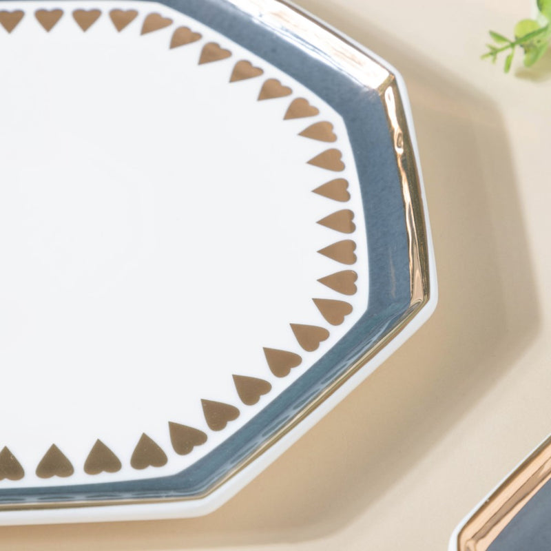 Heart Snack Plate - Serving plate, snack plate, dessert plate | Plates for dining & home decor