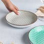 Engraved Plate - Serving plate, pasta plate, lunch plate, deep plate | Plates for dining table & home decor