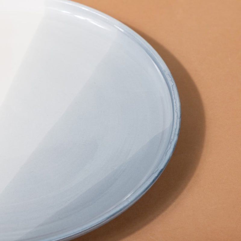 Ombre Dinner Plate Grey 10 Inch - Serving plate, lunch plate, ceramic dinner plates| Plates for dining table & home decor