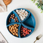 Dry Fruit Bowl Blue Set Of 5 200 ml - Bowl,ceramic bowl, snack bowls, curry bowl, popcorn bowls | Bowls for dining table & home decor