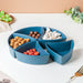Dry Fruit Bowl Blue Set Of 5 200 ml - Bowl,ceramic bowl, snack bowls, curry bowl, popcorn bowls | Bowls for dining table & home decor