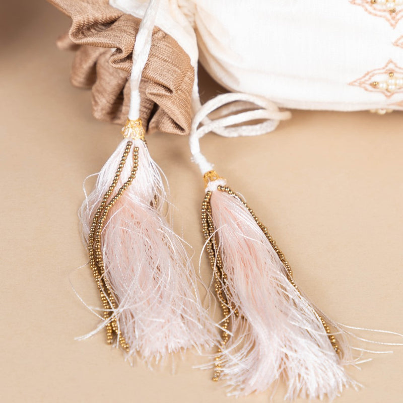 Sitara Potli Bag Off White