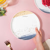 Midnight Ceramic Appetizer Plate 8 Inch - Serving plate, snack plate, dessert plate | Plates for dining & home decor