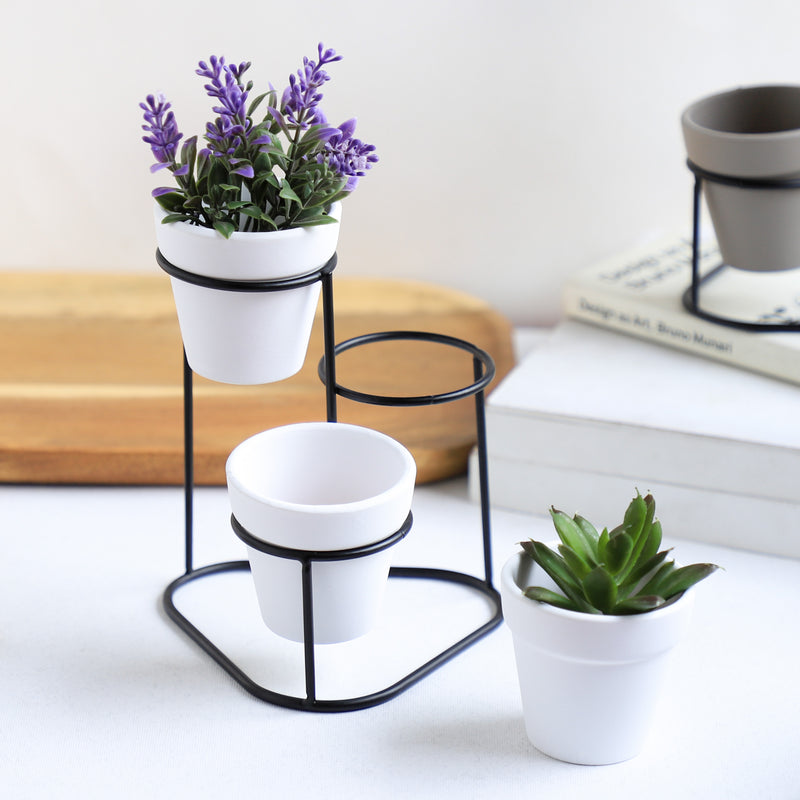 Planter Set of 3 - Indoor plant pots and flower pots | Home decoration items