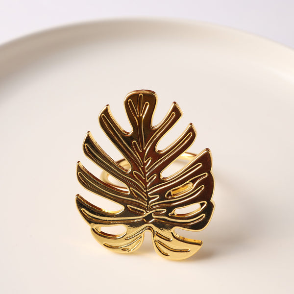 Gold Leaf Napkin Ring