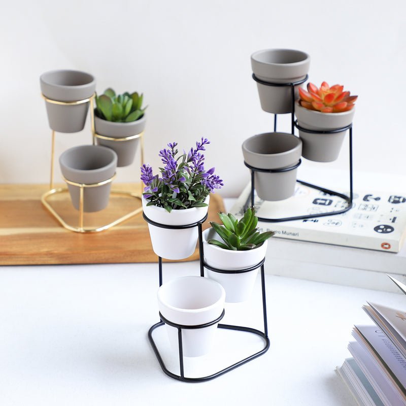 Planter Set of 3 - Indoor plant pots and flower pots | Home decoration items