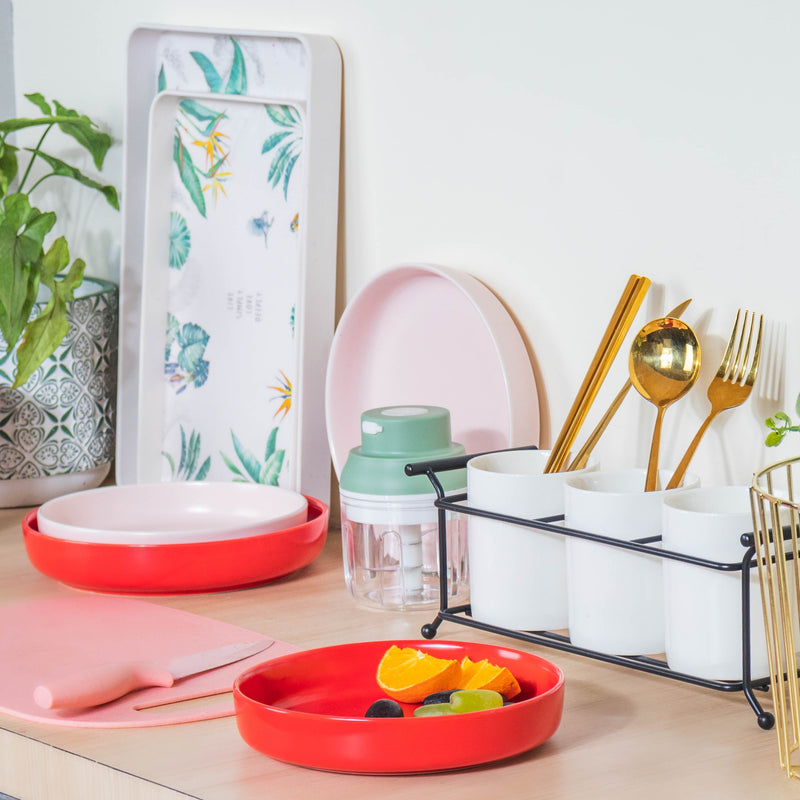 Solid Colored Deep Dish - Serving plate, snack plate, dessert plate | Plates for dining & home decor