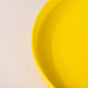 Solid Colored Dinner Plate Yellow 10 Inch - Serving plate, rice plate, ceramic dinner plates| Plates for dining table & home decor