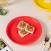 Solid Colored Dinner Plate Red - Serving plate, rice plate, ceramic dinner plates| Plates for dining table & home decor
