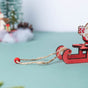 DIY Santa Sleigh Wooden Ornament - Showpiece | Home decor item | Room decoration item